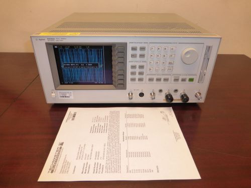 Agilent e5100a high speed network analyzer w/ options 400/706/801 - calibrated! for sale