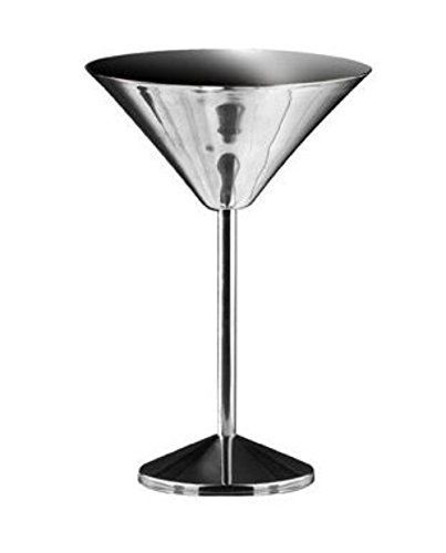 American Metalcraft  (MART1) 7-2/3&#034; Stainless Steel Martini Glass Server