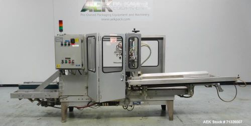 Used- Wexxar Model WFT-JR Automatic Case Erector and Bottom Sealer. Machine is L