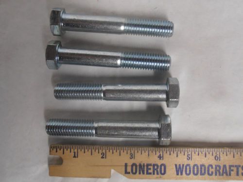 Lot of 40 grade 5 jh hex cap bolt 5/8&#034;-11 4&#034; partially threaded 1 3/4&#034; (e5) for sale