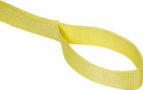 Mazzella ee2-902 nylon web sling, eye-and-eye, yellow, 2 ply, 4 length, 2&#034; 10&#034; for sale