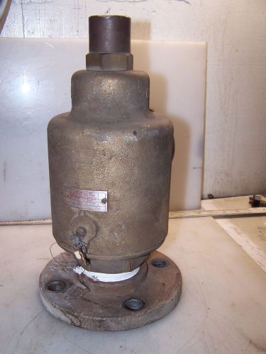 Kunkle lam 2-1/2&#034; brass pressure safety relief valve 80-4  cap 920 scfm for sale