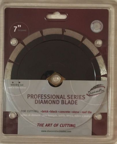 Diamond Tec Professional Series 7&#034; Wet/ Dry Diamond Blade 5 Blades