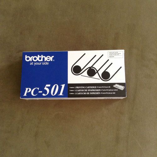 Genuine Factory Sealed Brother PC-501 Fax Printing Cartridge