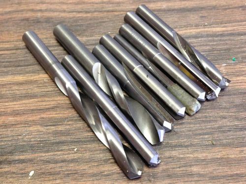 LOT OF ASSORTED CARBIDE DRILLS 7/32 - 11/32&#034;