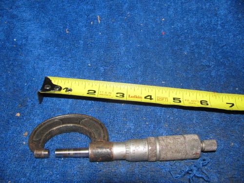 Outside Micrometer 0&#034;-1&#034; .001&#034; Central Tool Co Cranston RI USA 0-1 Clean