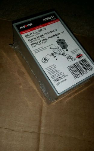 Red Dot Brand # RIH31LM S100E Electrical Outlet Box 1/2&#034; Wet Location 3 hole
