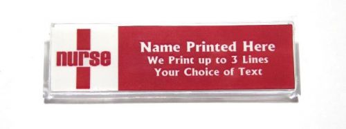 Nurse cross custom name tag badge id pin magnet for nurses nursing students grad for sale