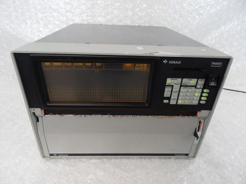 GOULD TA-6000 MICROPULSING THERMAL ARRAY CHART RECORDER MODEL 60-1600-00/J00700