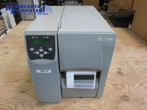 Zebra S4M00-3001-0100T S4M Label Thermal Bar Code Printer