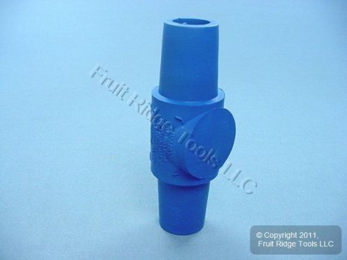 Leviton blue female-female turnaround connector plug ect 16 series 400a 16a24-b for sale