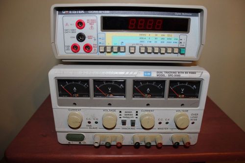 TEST EQUIPMENT SET POWER SUPPLY AND VOLTMETER