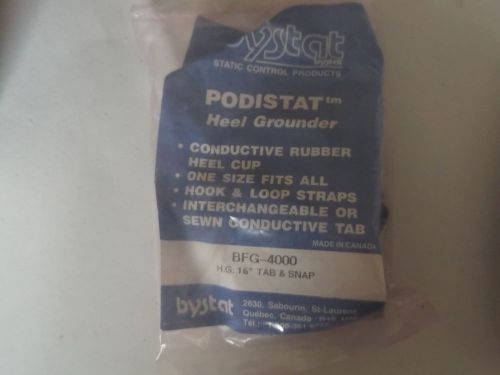 Podistat heel grounder bfg-4000 bystat conductive rubber heel cup qty 1  new for sale