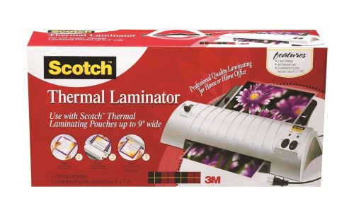 Thermal Laminator 2 Roller System Scotch Fast Warm Up Quick Speed Pro Office