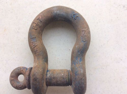 Wll 8 1/2ton shackle 7/8 for sale