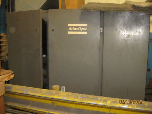 Atlas copco 150 hp rotary screw ga110 air compressor with dryer for sale