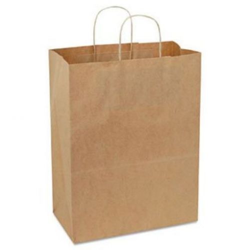 GEN Handled Shopping Bags, #65, 13w x 7d x 17h, Natural - 250 bags.