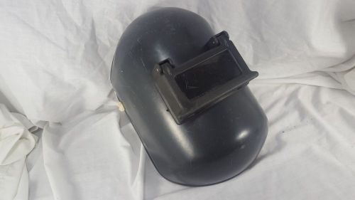 Vintage Jackson Welding Helmet Mask Black Fiberglass T12 Shade Clear Shield