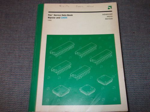 AMD PAL DEVICE DATABOOK 1990 10173B RARE