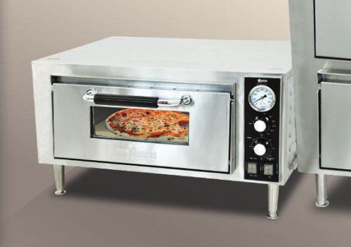 Omcan pc-cn-0018-s 120v 18&#034; single chamber countertop pizza &amp; baking oven new! for sale