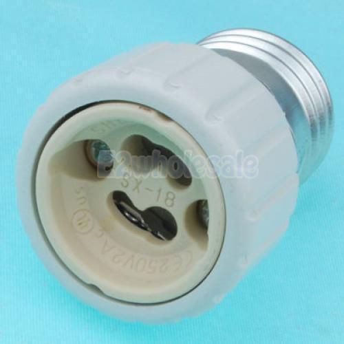 10x e27 to gu10 led cfl light lamp bulb socket adapter converter home 110-250v for sale