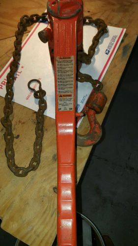Cm 1.5 ton lever 6&#039; chain hoist come along  ratchet type for sale