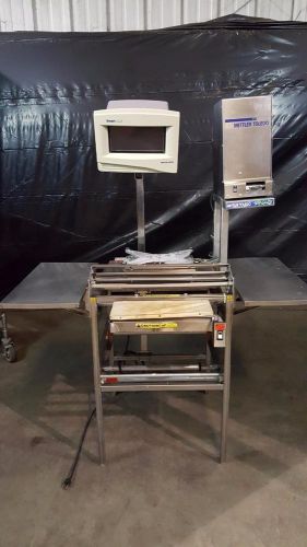 Metler toledo 0662 wrap stand w/ 8361 scale &amp; 317 labeler for sale