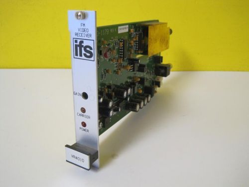 IFS VR4010 FM VIDEO RECEIVER D-1179 MODULE USED 30 DAY GUARANTEE