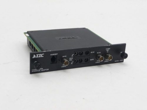 Ttc 41800 2.048m nx64k interface adapter module for fireberd 6000/6000a analyzer for sale