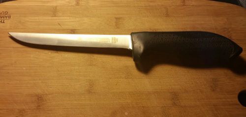 6-inch straight, stiff, boning knife #sg 136n. dexter russellw/sofgrip handle for sale