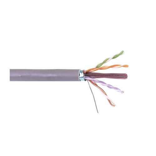 Belden 23AWG 4pr Cat6 STP PVC Plenum Cable (Gray)