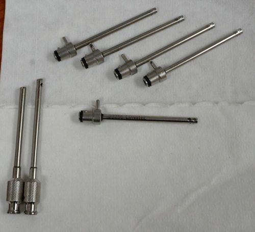 LOT OF 5 LINVATEC PN 33256 AND 2 UNKNOWN TROCARS !!  ARTHROSCOPY    K932