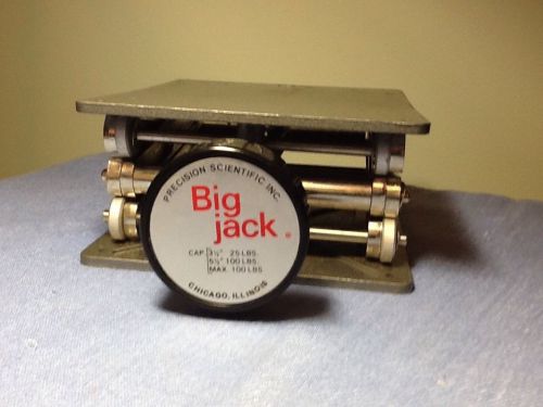 Precision Scientific Big Jack 3-1/2 Tob5-1/2in 25-100lb Support Jack