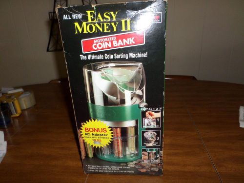 magnif easy money ll motorized coin bank w/ extra coin tubes