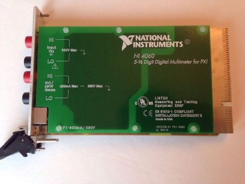 National Instruments NI PXI-4060 5.5 5-1/2 Digit Digital Multimeter DMM Card