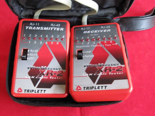 LAN Cable Test Set w/Tracer Tone, Triplett WireMaster XR-2 (#3254) NR.