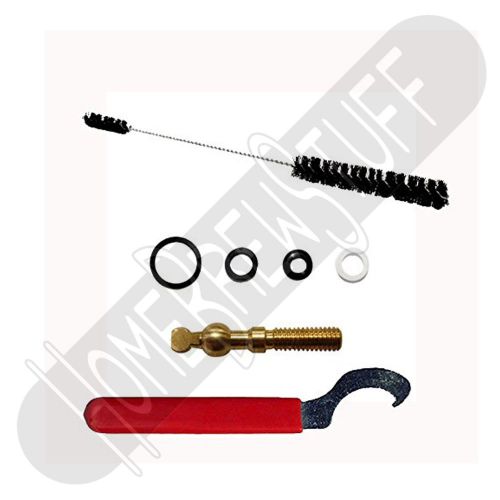 Draft beer faucet repair kit wrench fix brass knob o-rings washers homebrew for sale