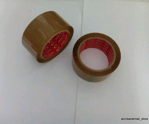 1 pc roll brown packaging packing carton self adhesivetape 3 inch 100 mtr for sale