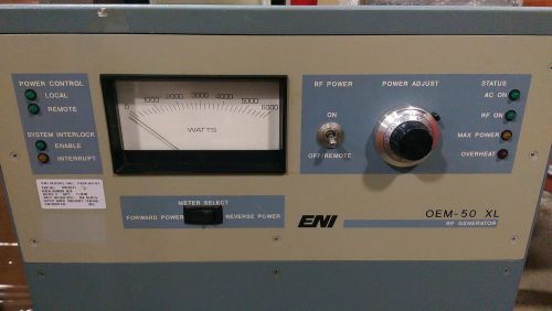 ENI OEM-50 XL 5000W (5GW) 13.56Mhz Solid State RF Power Generator : OEM-50-01