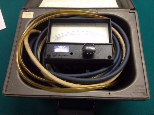 Dieterich eagle eye flow meter multi-sensor 53.69&#034; h2o 750 gpm w/hoses &amp; case for sale