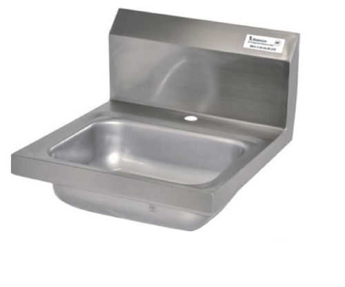 14&#034; x 10&#034; stainless steel deck mount hand sink 1 7/8&#034; drain bbkhs-d-1410-1 for sale
