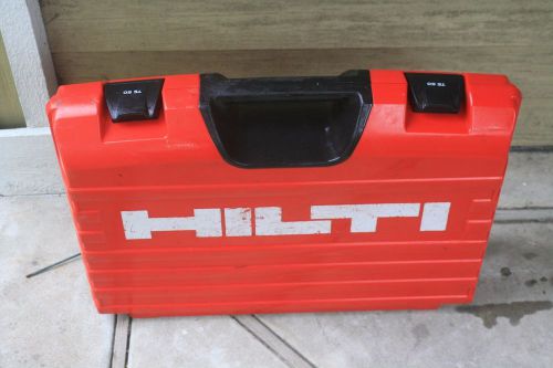 HILTI TE 50 Rotary Hammer Drill -- Empty Case Excellent condition -- fits TE 40