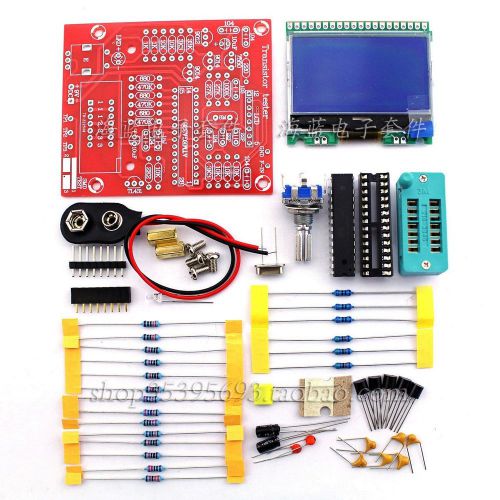 Transistor Tester LCR Diode Capacitance ESR meter PWM Square wave DIY KITS