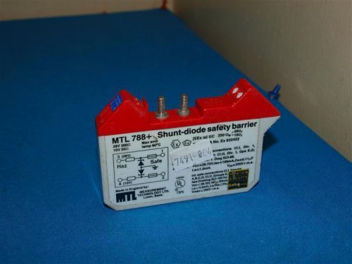 Mtl788+ bas01atex7202 shunt-diode safety barrier for sale