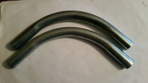 (2)electrical 90 degree 1&#034; emt elbows conduit pipe for sale