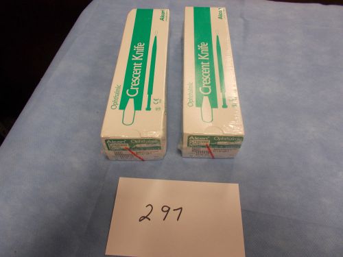 Alcon Ophthalmic Crescent Knifes, Straight # 8065990001 (2 sealed boxes) STERILE