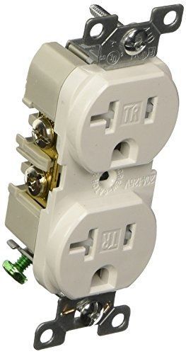 Cooper wiring devices trbr20w-bxsp 20-amp 3-wire 125-volt tamper resistant for sale