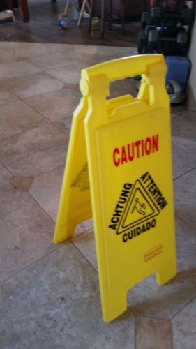 Rubbermaid commercial floor safety sign