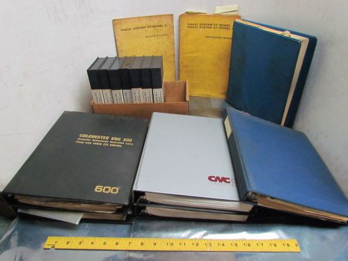Colchester cnc 500 lathe operating programming maintenance manuals video for sale