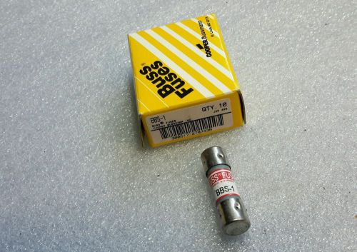 BUSS FUSES BBS-1 FUSETRON FUSE (10 QTY) NEW $39EA